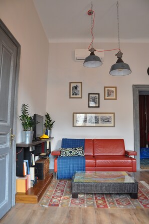 TV, DVD player, video library - Quiet Industrial Vintage in the Party District (VII. kerület)