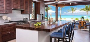 Private kitchen - Villa Hawksbill 10 Bedroom (Providenciales)