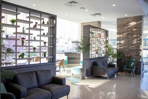 Sitteområde i lobbyen