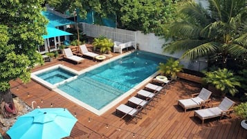 Una piscina climatizada