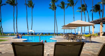 16B; Ocean View, Quiet Beachfront King Studio in Luxurious Wailea Ekahi Resort
