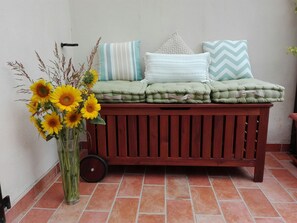 Property grounds - Silos Torrenova small cottage typical of the Marche region.<br>CIR: 043043-BeB-00025 (Potenza Picena)