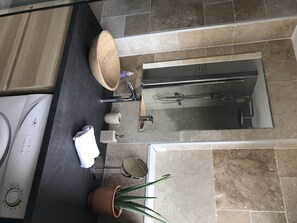 Hair dryer, towels