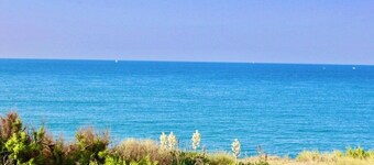 SEAFRONT, Magnificent 180° Sea View, High Standard, Garden and Private Parking