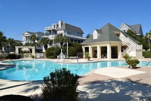 Pool - Creek Front Beach House in gated Litchfield by the Sea (Pawleys Island)