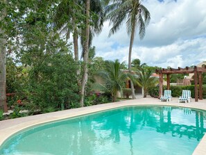 Alberca al aire libre 