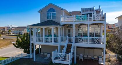 OCEAN ISLE BEACH 7 makuuhuoneen ylellinen kanavakoti