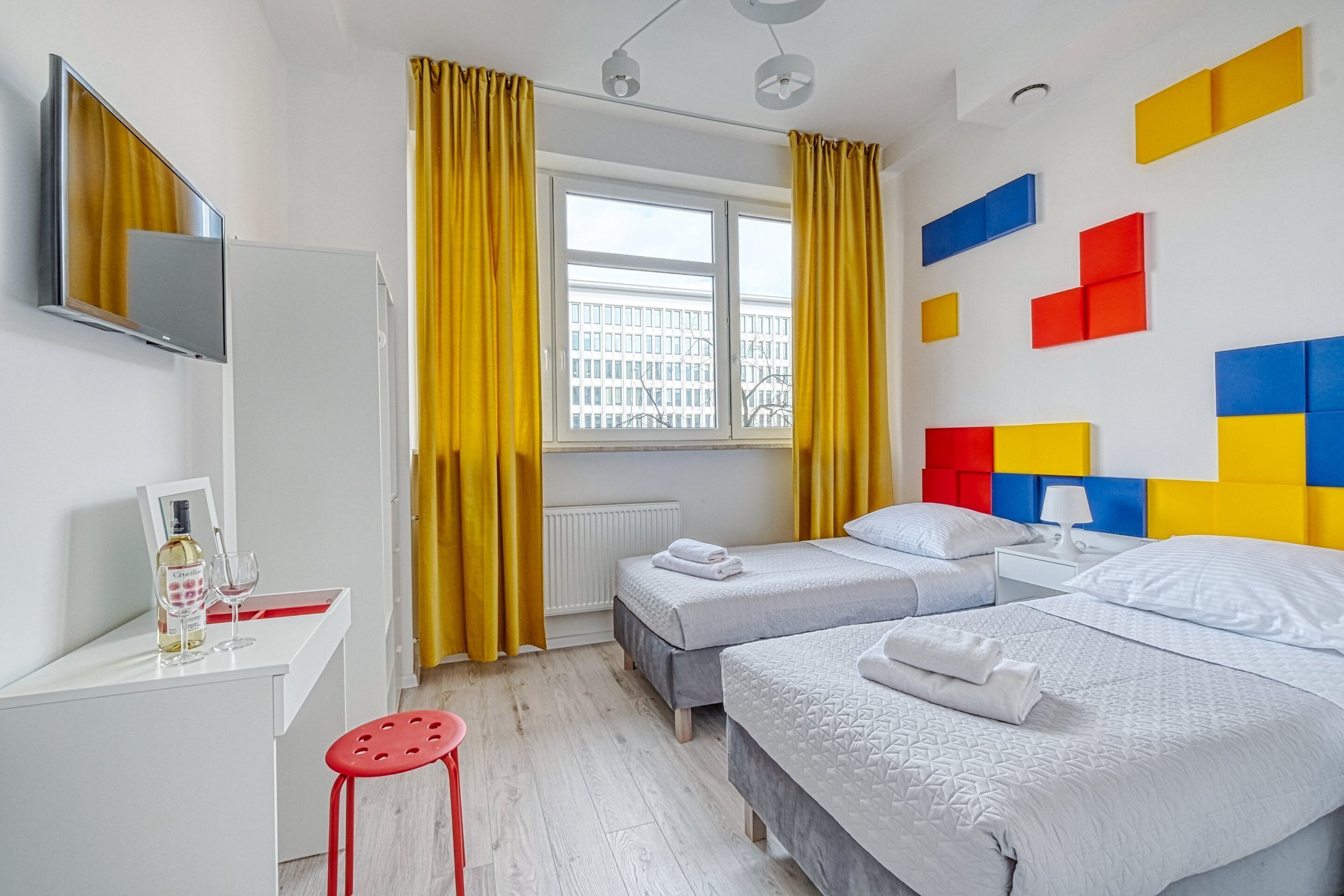 twin room, private bathroom | blackout curtains, soundproofing, iron/ironing board, free wifi