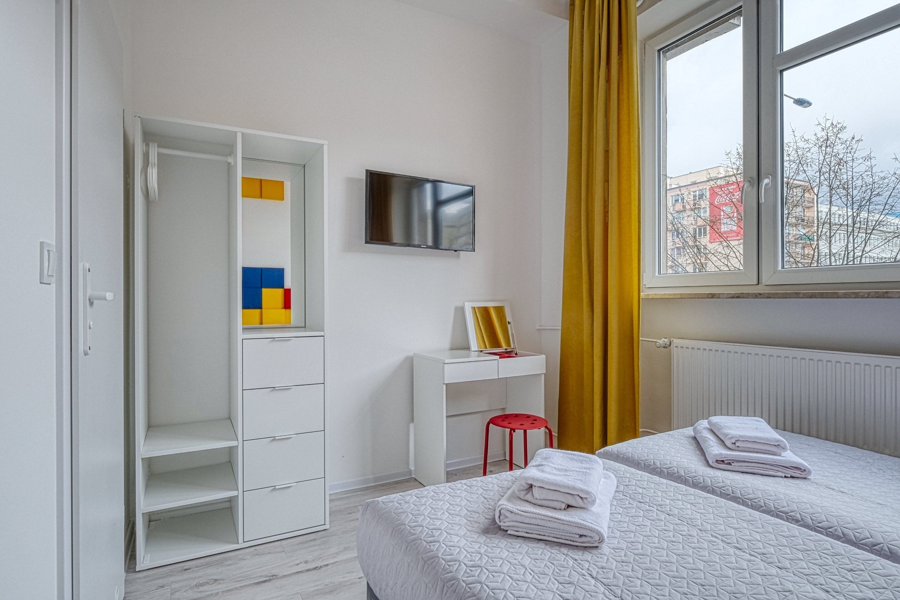 twin room, private bathroom | blackout curtains, soundproofing, iron/ironing board, free wifi