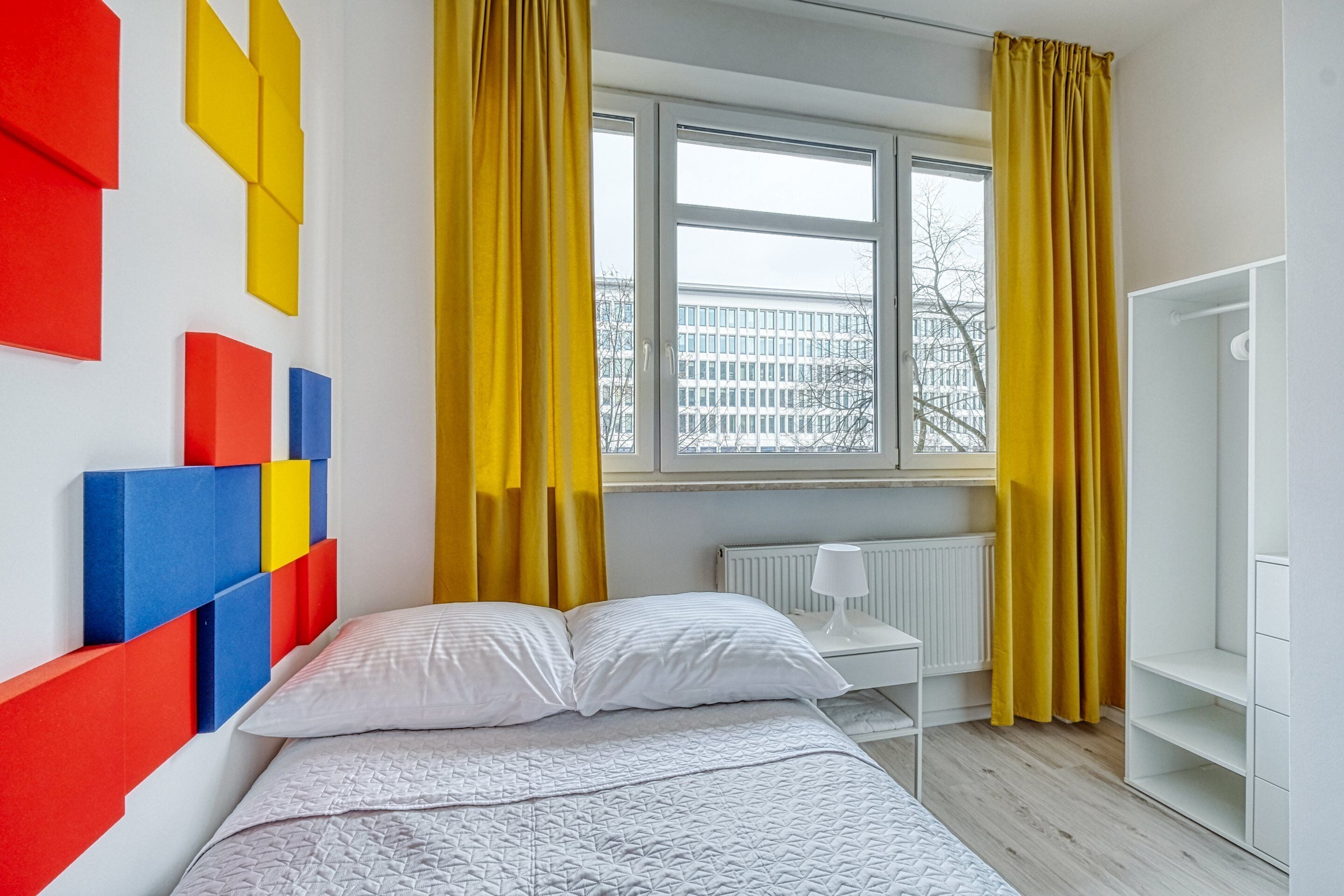 basic studio suite, 1 double bed with sofa bed | blackout curtains, soundproofing, iron/ironing board, free wifi