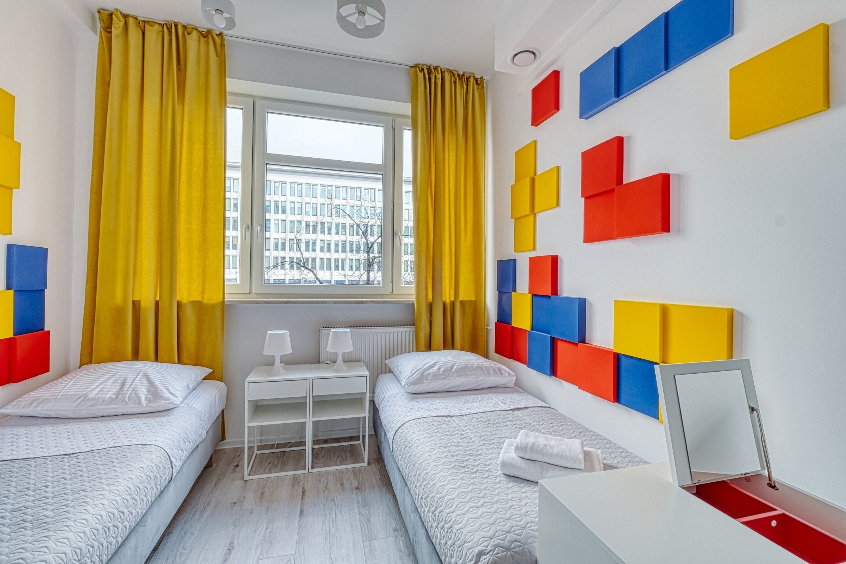 twin room, private bathroom | blackout curtains, soundproofing, iron/ironing board, free wifi