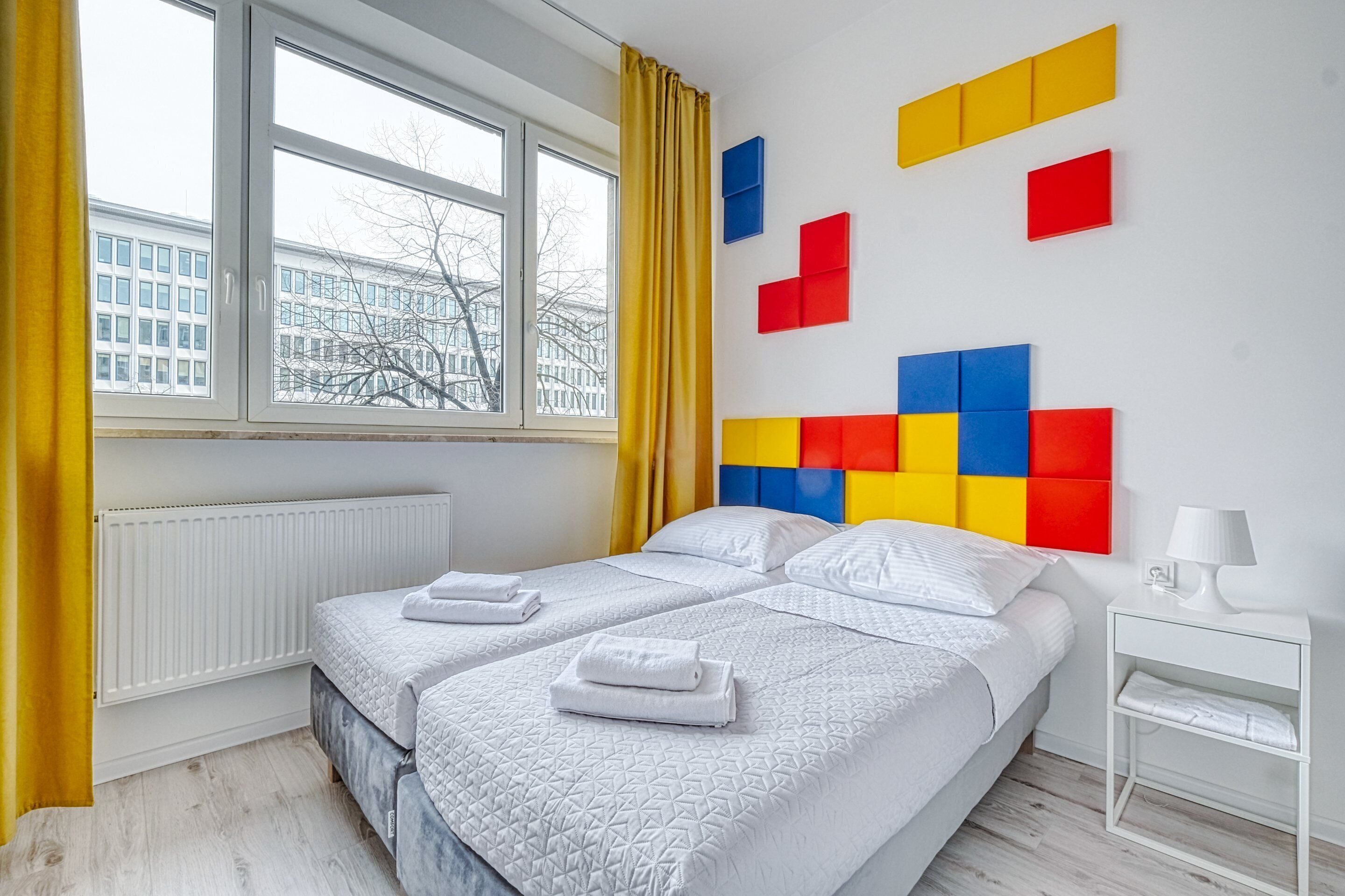 twin room, private bathroom | blackout curtains, soundproofing, iron/ironing board, free wifi