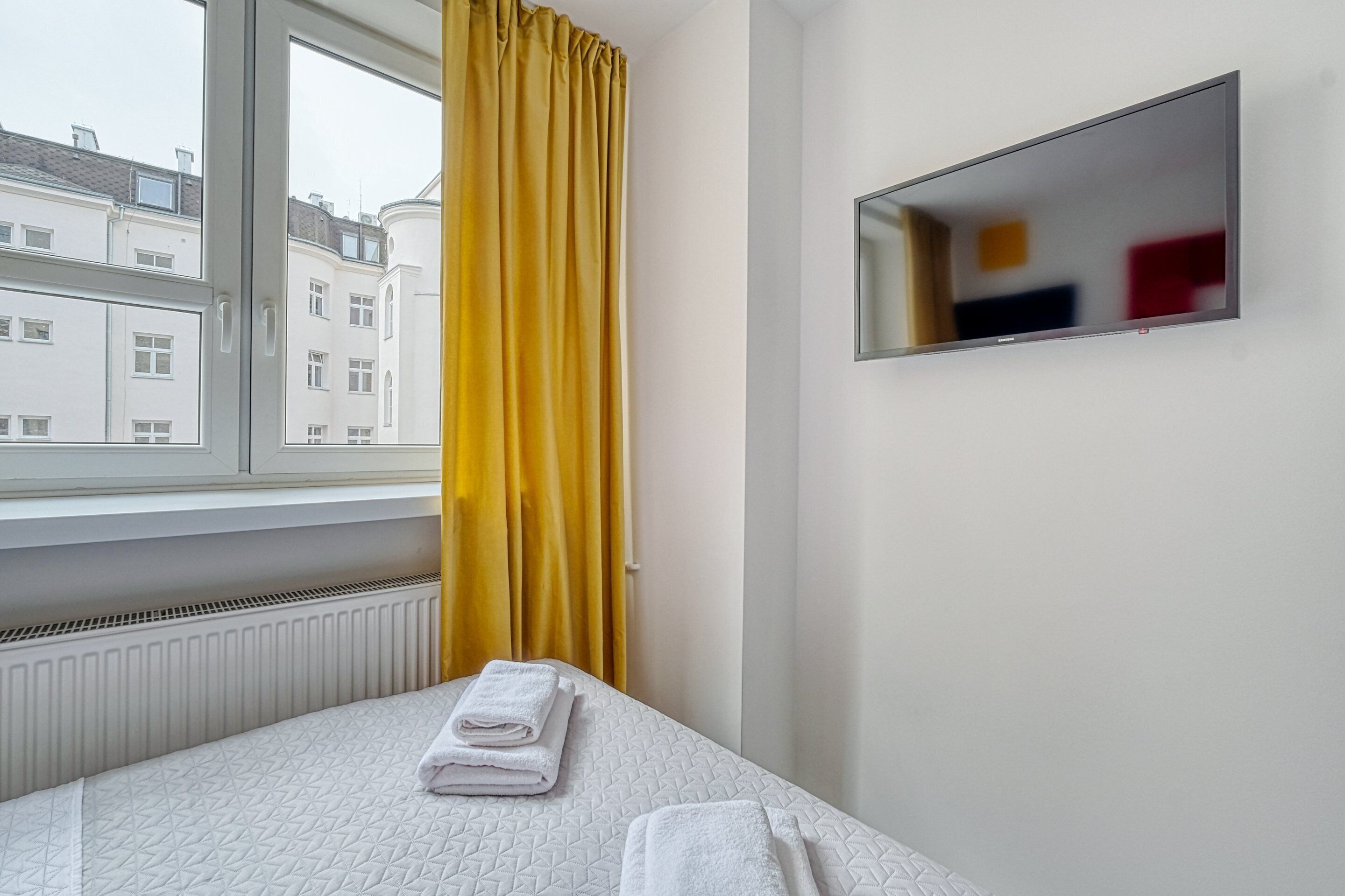 double room, private bathroom | blackout curtains, soundproofing, iron/ironing board, free wifi