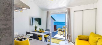 Holiday apartment with swimming pool, fitness room and billiards