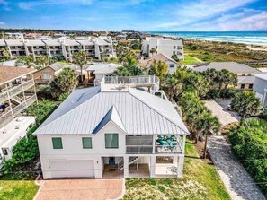 Exterior - Pool, Hot Tub, 50 steps to sand, Pool table (St. Augustine)