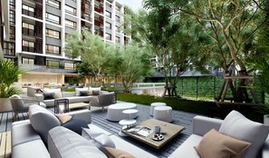 Terrace/patio - Modern condominium by Dusit, the 5 stars hotel chain (Hua Hin)