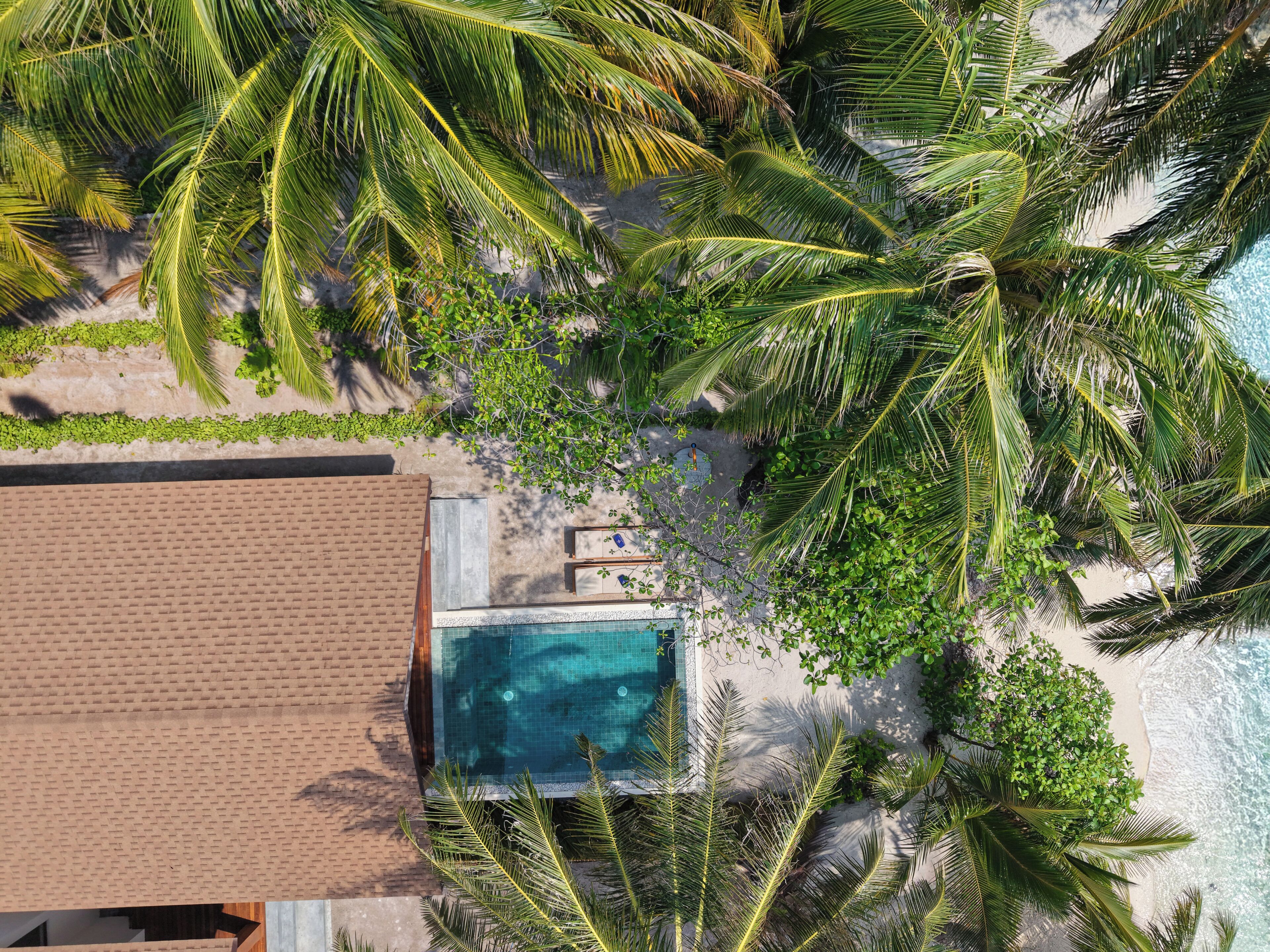 Premium Beach Pool Villa | Premium bedding, down comforters, Select Comfort beds, minibar