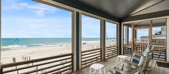 Sunrise to Sunset Oceanfront Home with Creek Dock