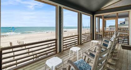 Sunrise to Sunset Oceanfront Home with Creek Dock
