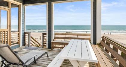 Sunrise to Sunset Oceanfront Home with Creek Dock