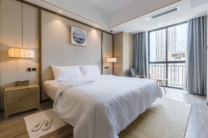 两室新中式套房 | 書桌、遮光布/窗簾、隔音、免費無線上網