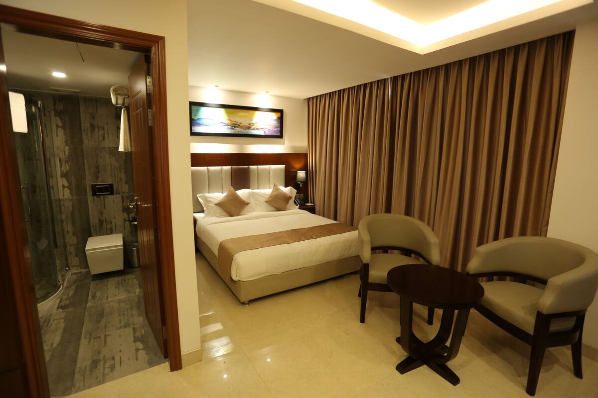 Deluxe-Suite | 1 Schlafzimmer, Zimmersafe, Bügeleisen/Bügelbrett, kostenloses WLAN