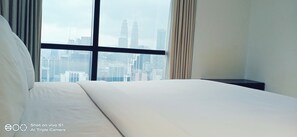 Deluxe Family Two-Bedroom Suite | Premium bedding, down comforters, in-room safe, individually decorated