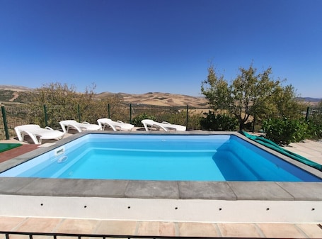 Outdoor pool. PUERTO HERRADOR RURAL HOUSE NEAR CAMINITO DEL REY
