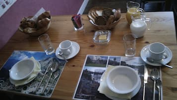 Petit-déjeuner continental compris tous les jours