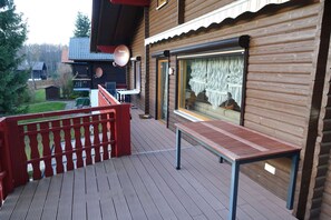 Terrace/patio - Bayerwaldhäusl OG - Modern vacation apartment in a fantastic location for up to 4 adults and 1 child (Arrach)