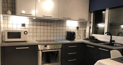 Zeitgenössisches Bauernhaus mit Grill in N. Evia