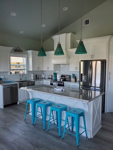 Beautiful construction with Ocean views and sunset deck.