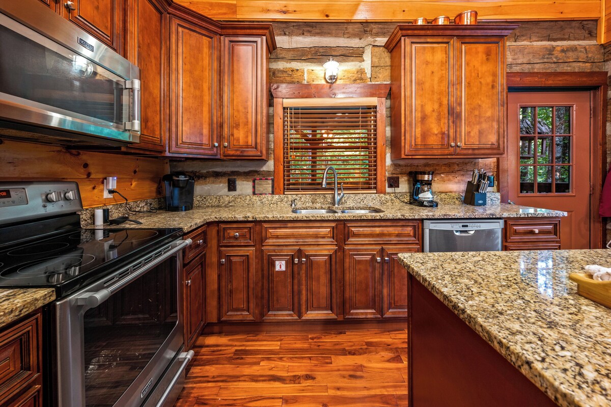 Photo 41 of Charming Log Cabin Escape! 4 King beds, Min to Gatlinburg, Frequent bear visits!