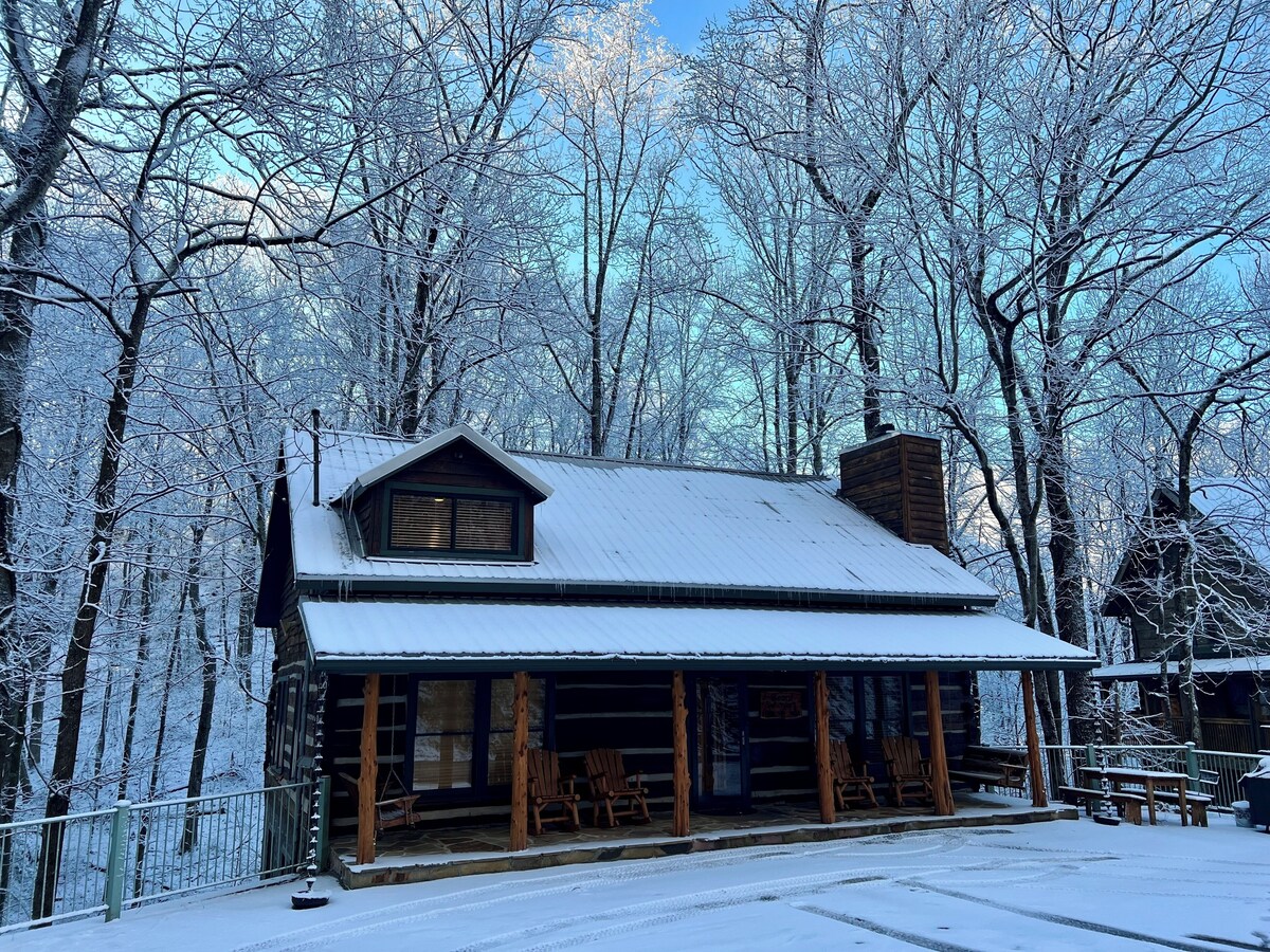 Photo 64 of Charming Log Cabin Escape! 4 King beds, Min to Gatlinburg, Frequent bear visits!