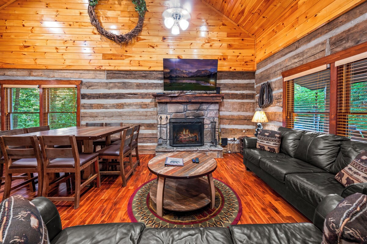Photo 38 of Charming Log Cabin Escape! 4 King beds, Min to Gatlinburg, Frequent bear visits!
