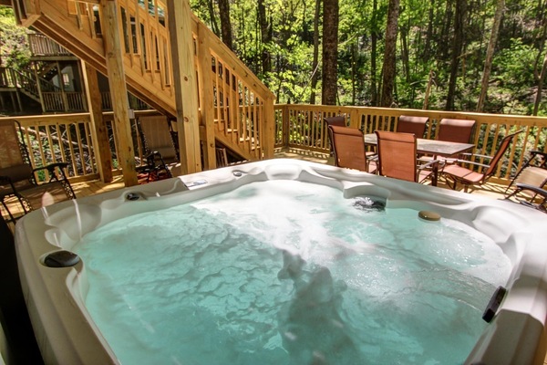 Bain à remous extérieur