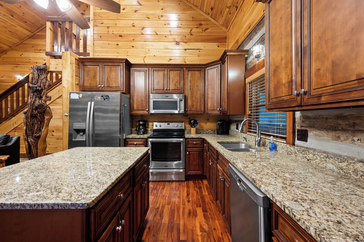 Photo 40 of Charming Log Cabin Escape! 4 King beds, Min to Gatlinburg, Frequent bear visits!