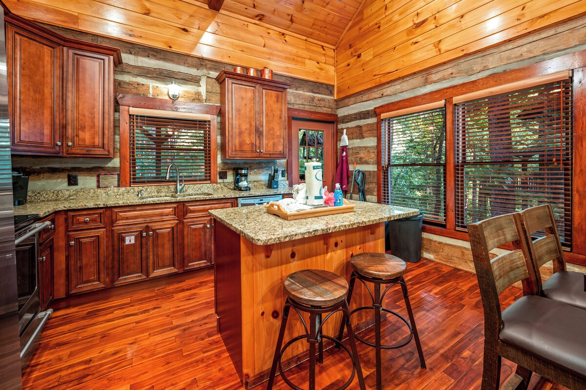 Photo 42 of Charming Log Cabin Escape! 4 King beds, Min to Gatlinburg, Frequent bear visits!