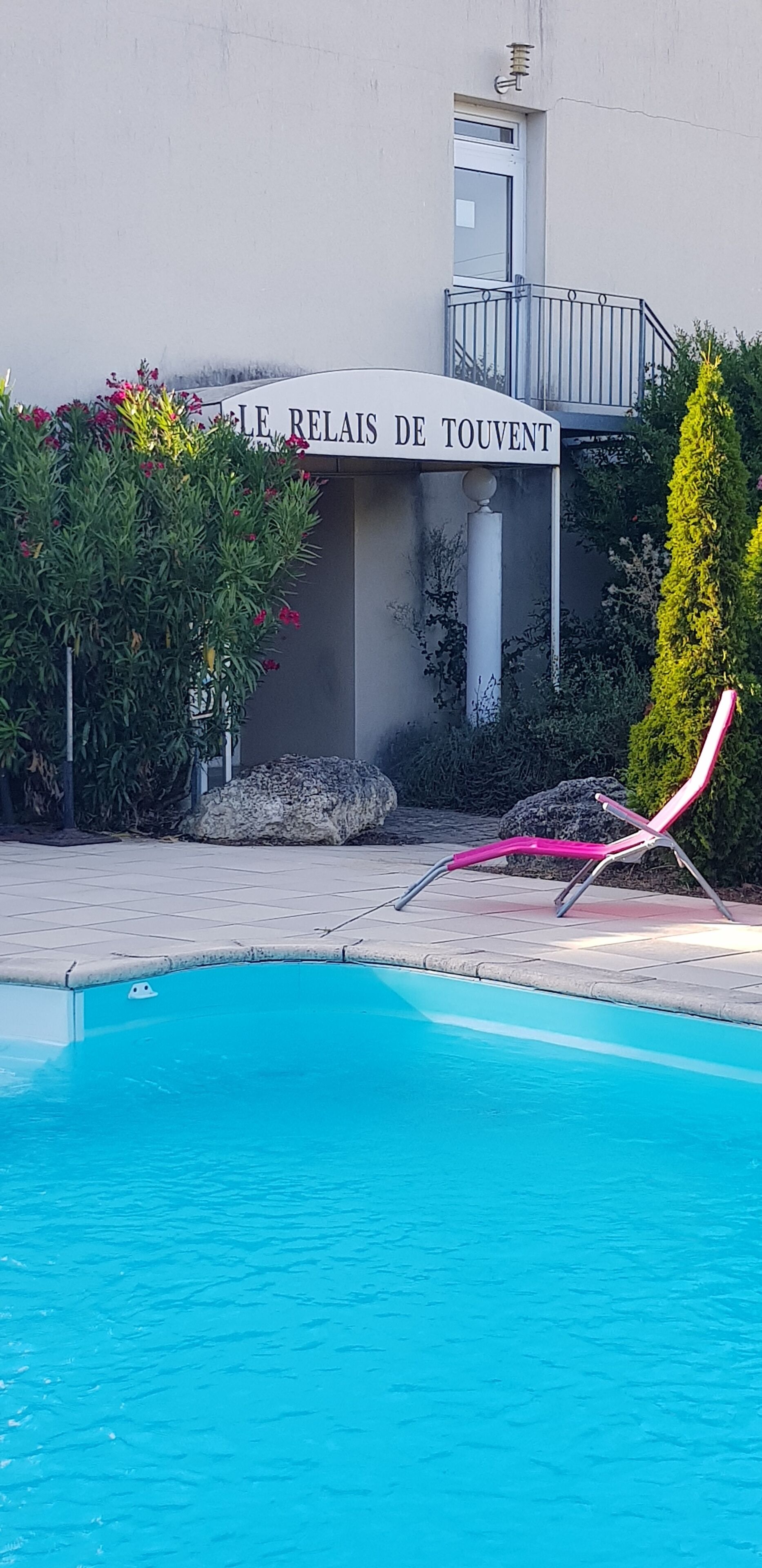 Seasonal outdoor pool, open 9:30 AM to 8:00 PM, sun loungers