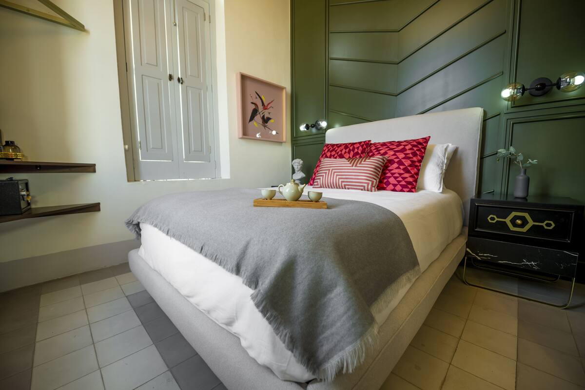 Premium bedding, down duvets, pillow-top beds, in-room safe