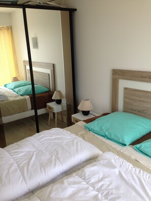 1 chambre, fer et planche à repasser, Wi-Fi