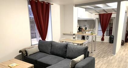 T2 apartment fully equipped and furnished