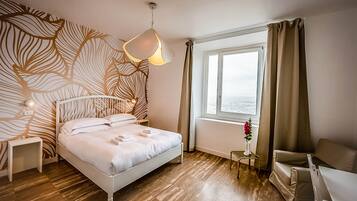 Superior Apartment, 1 Bedroom | Premium bedding, desk, laptop workspace, blackout drapes