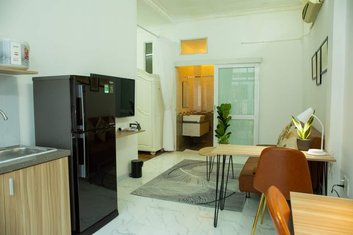 Luxury-Apartment (1) | 1 Schlafzimmer, Bettwäsche aus ägyptischer Baumwolle