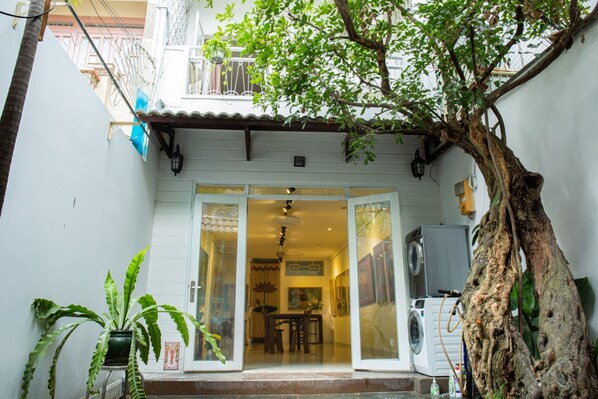 Fassade der Unterkunft