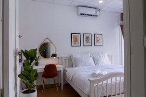 Luxury-Apartment (4) | 1 Schlafzimmer, Bettwäsche aus ägyptischer Baumwolle