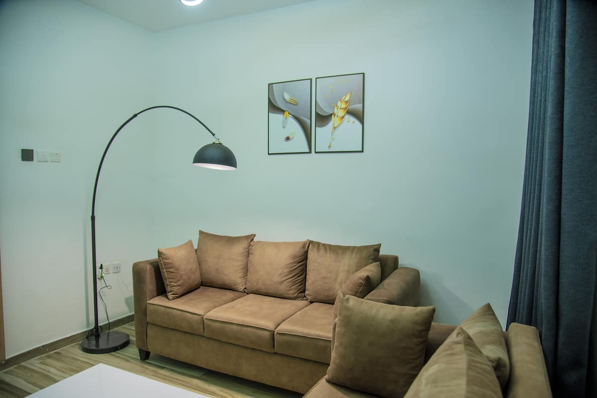 Chambre « Premier », 1 lit double | Coin séjour