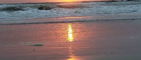 Aan het strand