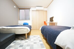 Appartement | 1 slaapkamer, een strijkplank/strijkijzer, gratis wifi