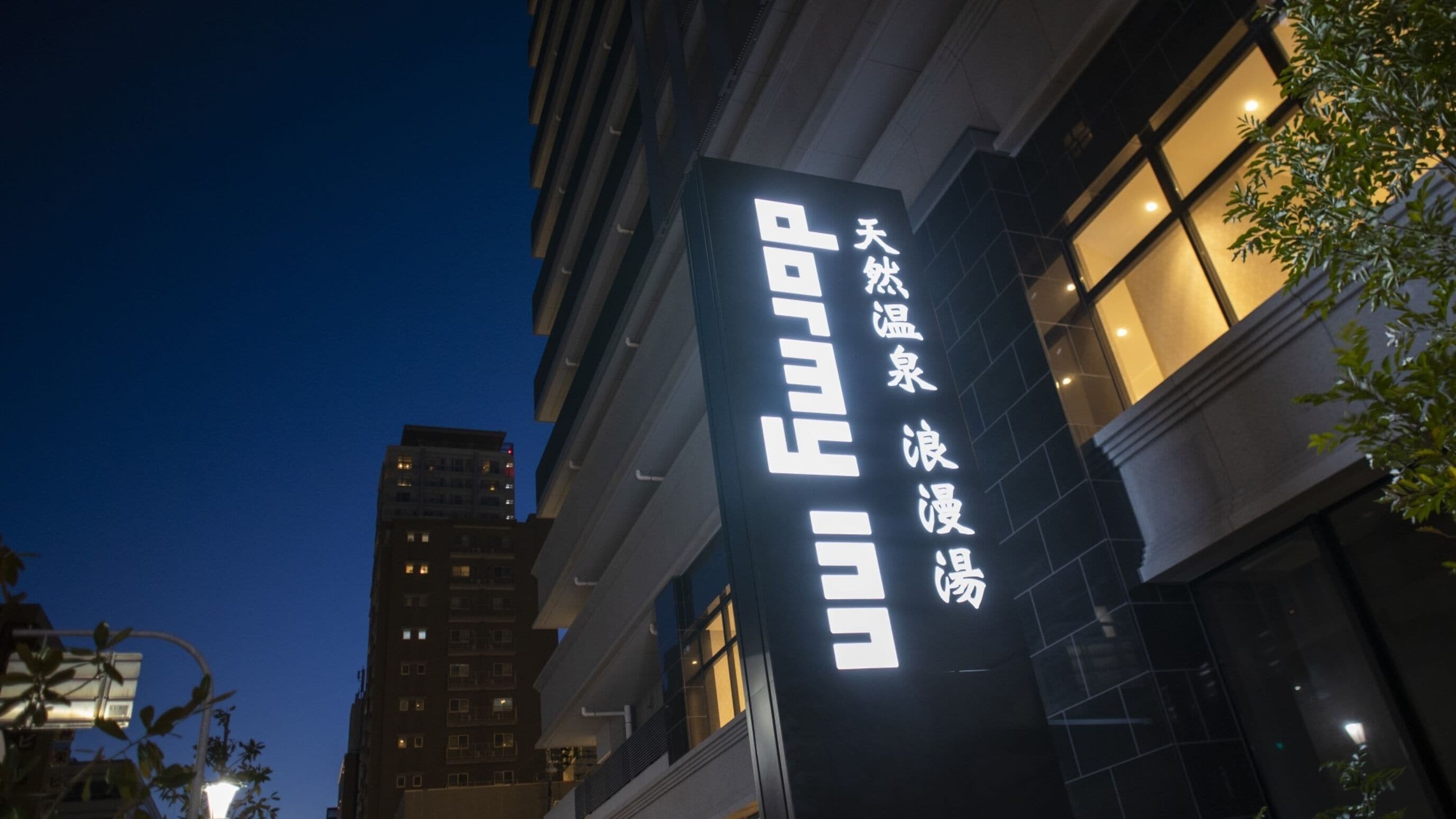 front of property – evening/night